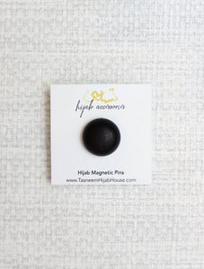 Smooth Black Magnetic Pin
