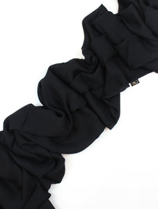 Black Cotton Modal Scarf