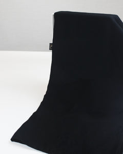 Black Cotton Scarf