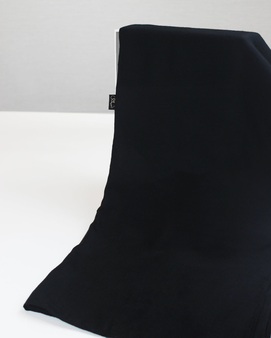 Black Cotton Scarf