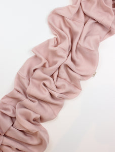 Soft Pink Cotton Modal Scarf