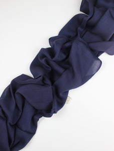 Space Blue Cotton Modal Scarf