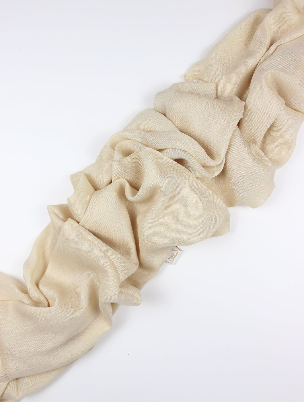 Ivory Cotton Modal Scarf