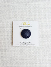 Load image into Gallery viewer, Navy Droplets Magnetic Pin
