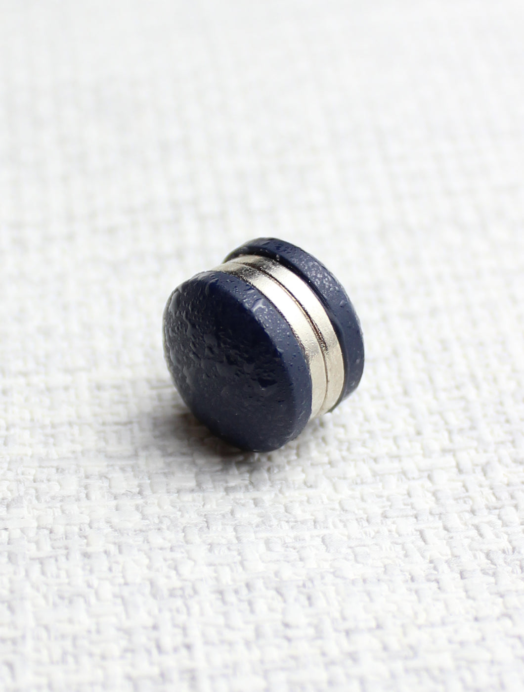 Navy Droplets Magnetic Pin