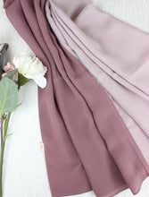 Load image into Gallery viewer, Dusty Mauve X Light Mink Scarf
